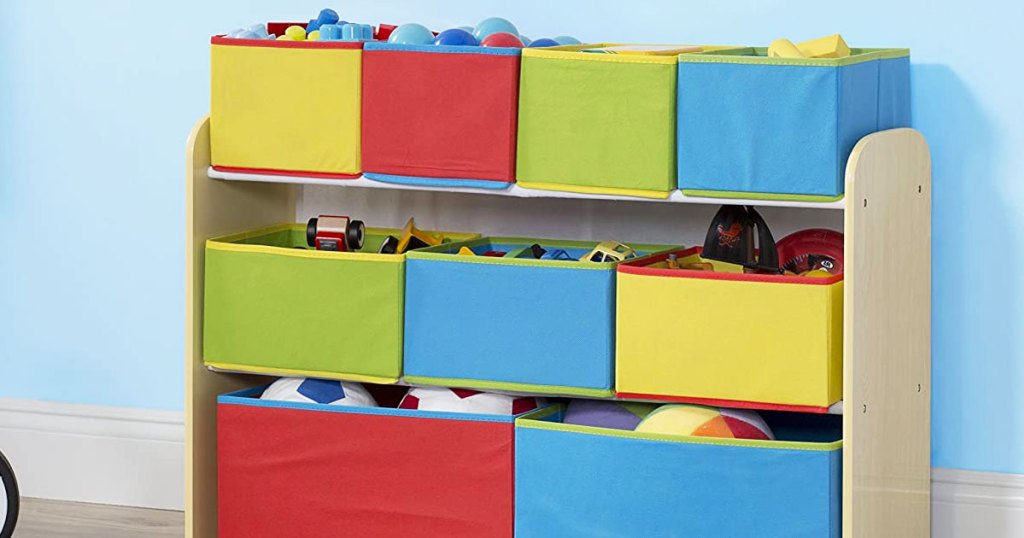 Toy Storage Organizer w/ 9 Colorful Bins Just $24.93 on Amazon (Regularly $42)
