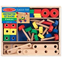 Melissa & Doug Wooden Construction Building Set only $11.99