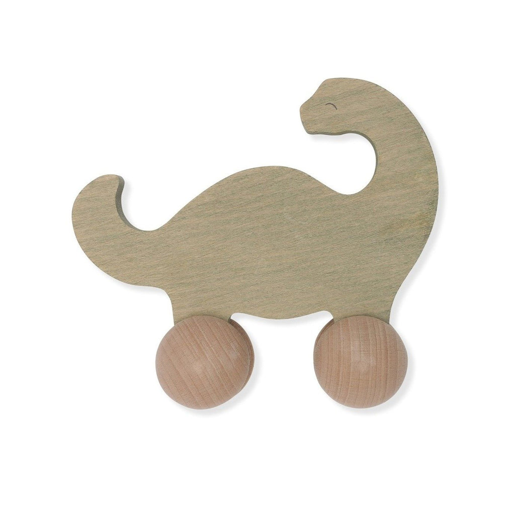 Konges Slojd Wooden Rolling Dinosaur - Brachiosaurus