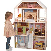 KidKraft Savannah Wooden Dollhouse with 14 Accessories only $58.00