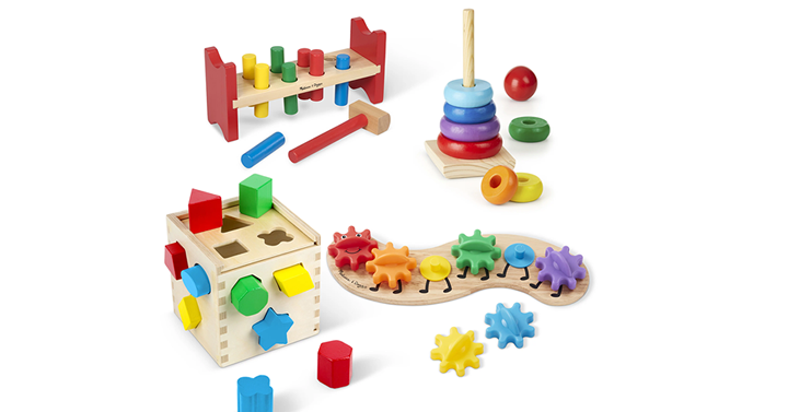 Melissa & Doug 4 Wooden Classic Rainbow Learning Toys – Just $14.49!