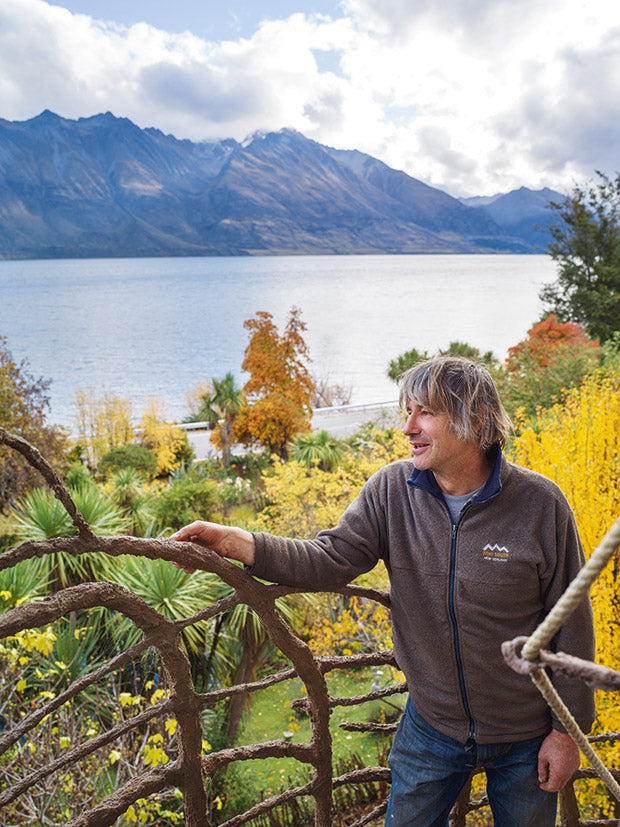 A Lake Wakatipu gardener combines whimsy and nature to convey his big dreams for the world