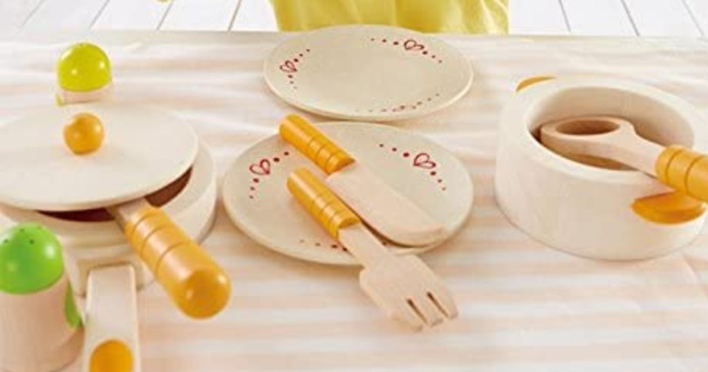 Hape Wooden Kitchen Accessories Set Just $8.74 on Amazon (Regularly $30)