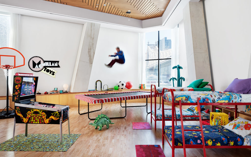 You can now stay overnight in a retro playroom inspired by the film "Big"