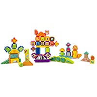 Small Foot Wooden Toys 150 Piece Safari Wood and Knobs Building Block only $8.49