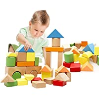 Large Wooden Blocks Construction Building Toys Set (32-Piece) only $14.99