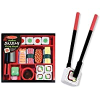 Melissa & Doug Sushi Slicing Wooden Play Food Set only $12.74