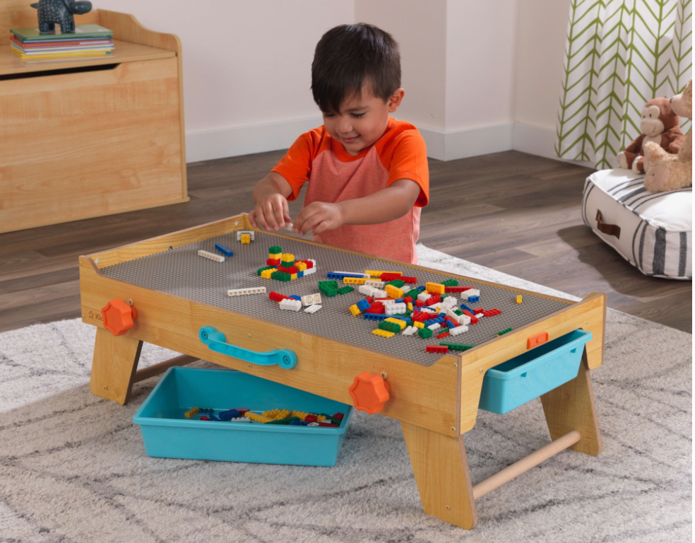 KidKraft Clever Creator Wooden Activity & Craft Table with Storage Bins Only $35 (Reg. $79) at Amazon