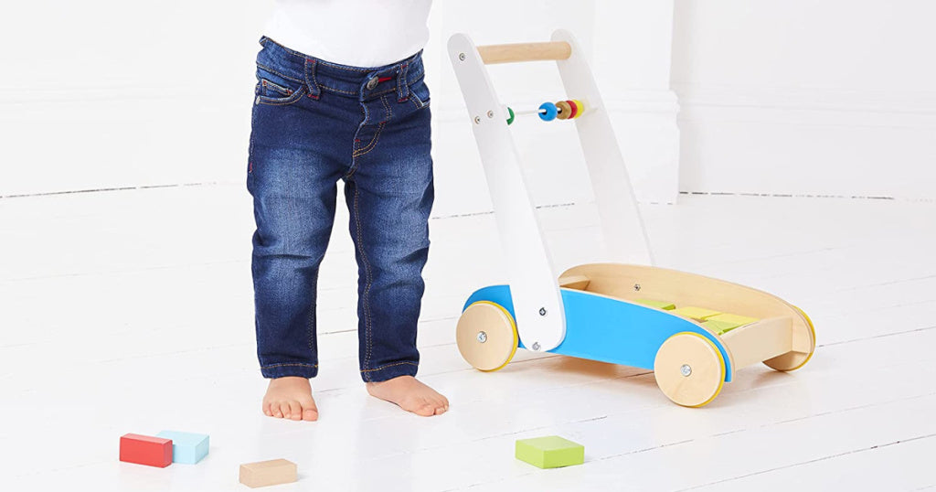 Wooden Toddle Truck & 24 Blocks Only $10.66 on Amazon (Regularly $35)