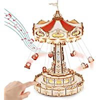 ROKR 3D Wooden Music Box Kit with LEDs only $25.00