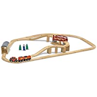 47-Piece Melissa & Doug Swivel Bridge Wooden Train Set only $32.39