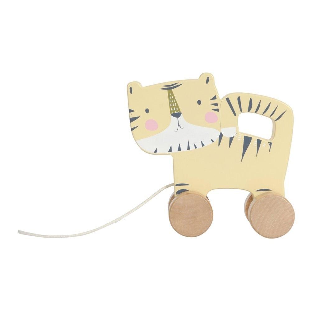 Little Dutch Wooden Pull-Along Toy - Tiger