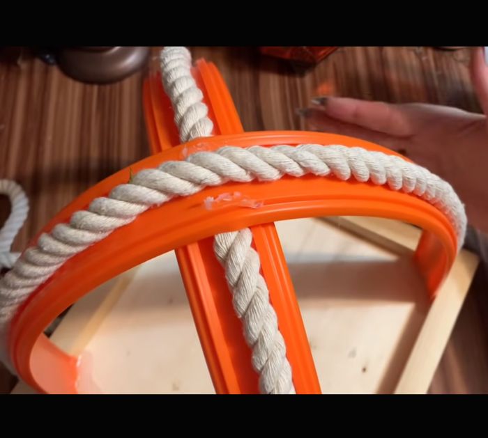 Dollar Tree Race Track Lantern DIY