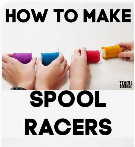 How to make recycled wood spool toys in pretty colors