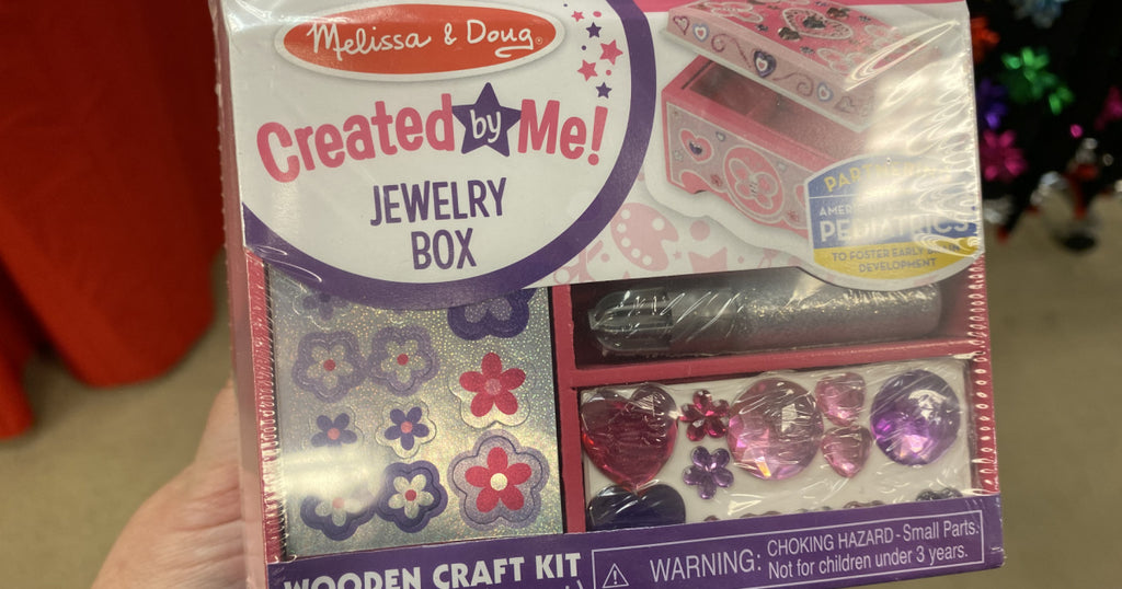 Melissa & Doug Wooden Jewelry Box Craft Kit Only $8.62 on Amazon (Regularly $15)