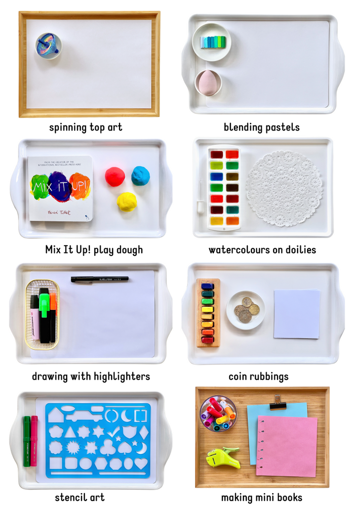 Fun Art Trays to Tray - Isolation Edition Part 2