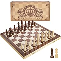 Amerous 15 Inches Magnetic Wooden Chess Set only $25.49