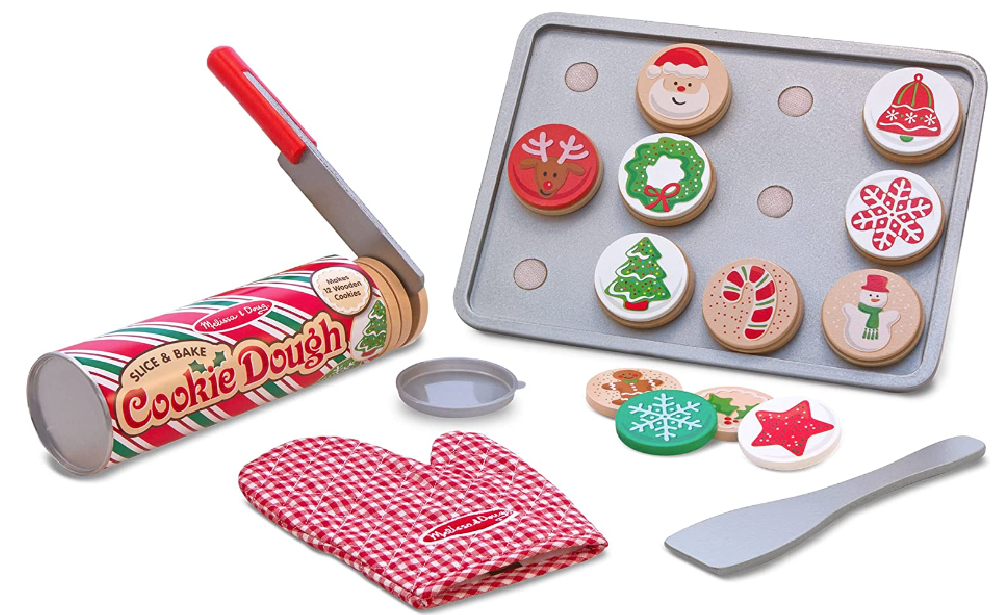 52% Off + $3.38 Coupon Melissa & Doug Slice and Bake Wooden Christmas Cookie Play Food Set