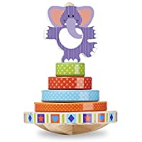 Melissa & Doug First Play Wooden Elephant Rocking Stacker only $7.47