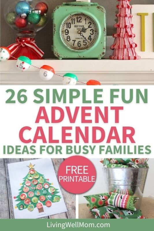 25+ Simple yet Fun DIY Advent Calendar Ideas for Busy Families