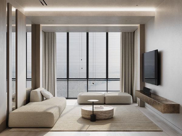 Modern Luxe Interiors Enriched With Gold And Stone