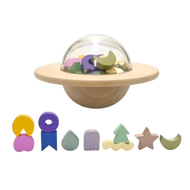 Kiko & GG UFO Wooden Balancing Game
