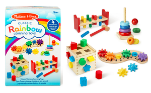 Melissa & Doug 4 Wooden Classic Rainbow Learning Toys $11.99 (Reg. $29.97) at Walmart