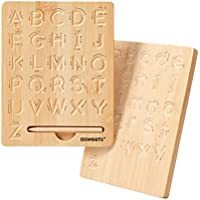 Montessori Wooden Alphabet Tracing Double-Sided Board only $9.89