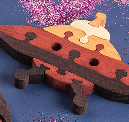 FREE Scroll Saw Puzzle Pattern: Out of this World UFO