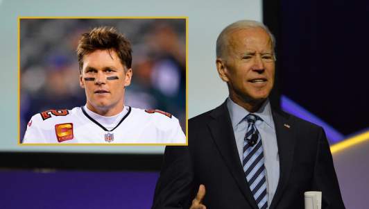 Biden Promises To Replace Retiring Quarterback Tom Brady With A Woman Of Color