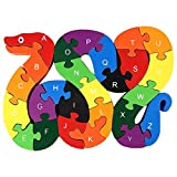Alphabet Snake Wooden Puzzle – $10