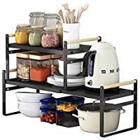 Apsan Expandable Kitchen Counter Organizer Shelf only $10.99