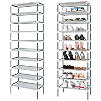Hot New Shoe Rack 10 Tiers Stand Sturdy Shelf Storage Organizer only $25.99