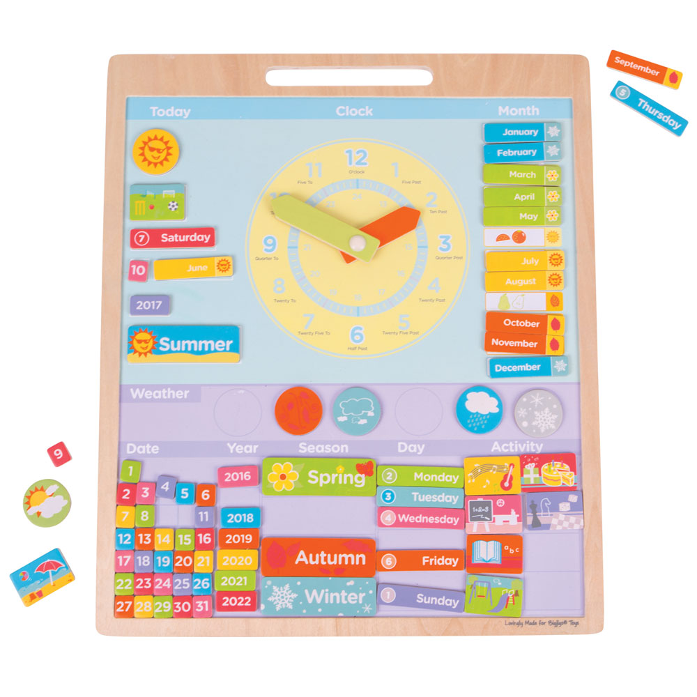 Bigjigs Wooden Magnetic Weather Board