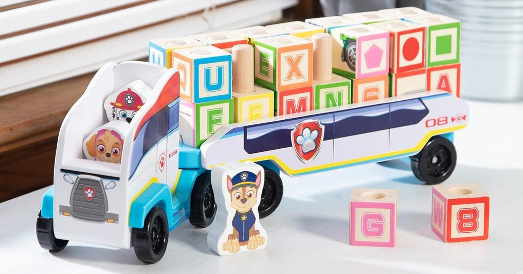 Melissa & Doug Paw Patrol Wooden Block Truck Only $16 on Amazon (Regularly $27)