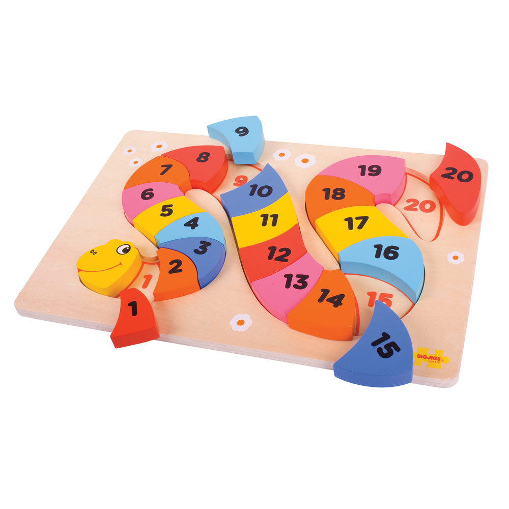 Bigjigs Wooden Snake Puzzle