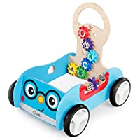 Baby Einstein Discovery Buggy Wooden Activity Walker & Wagon only $24.07