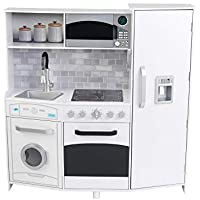 KidKraft Large Wooden Play Kitchen with Lights & Sounds only $129.00