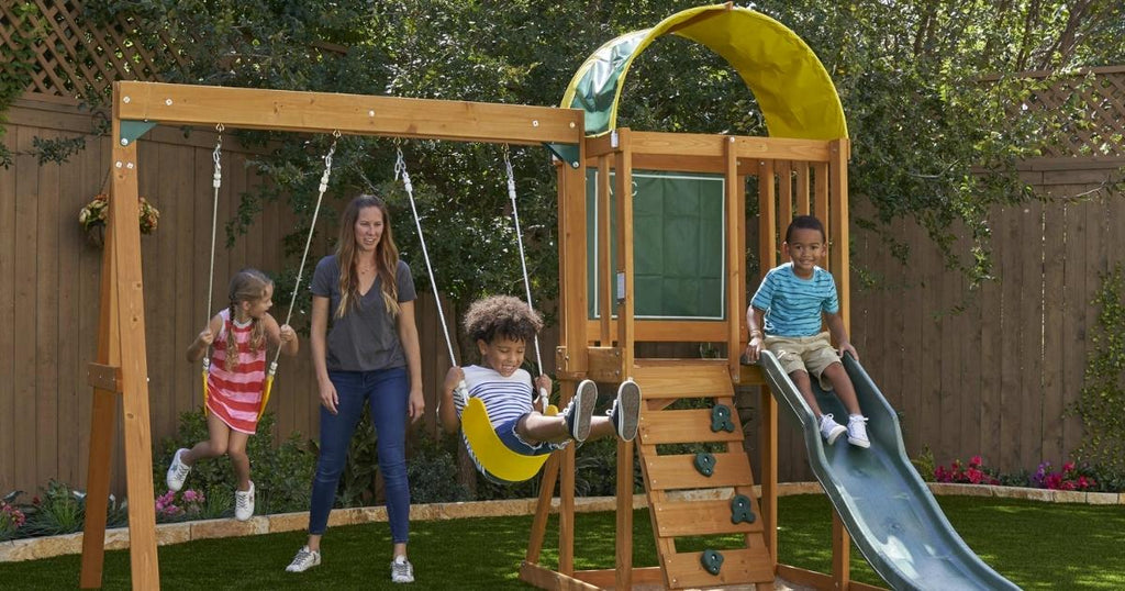 KidKraft Wooden Outdoor Swing Set Only $299 Shipped on Walmart.com (Regularly $399)