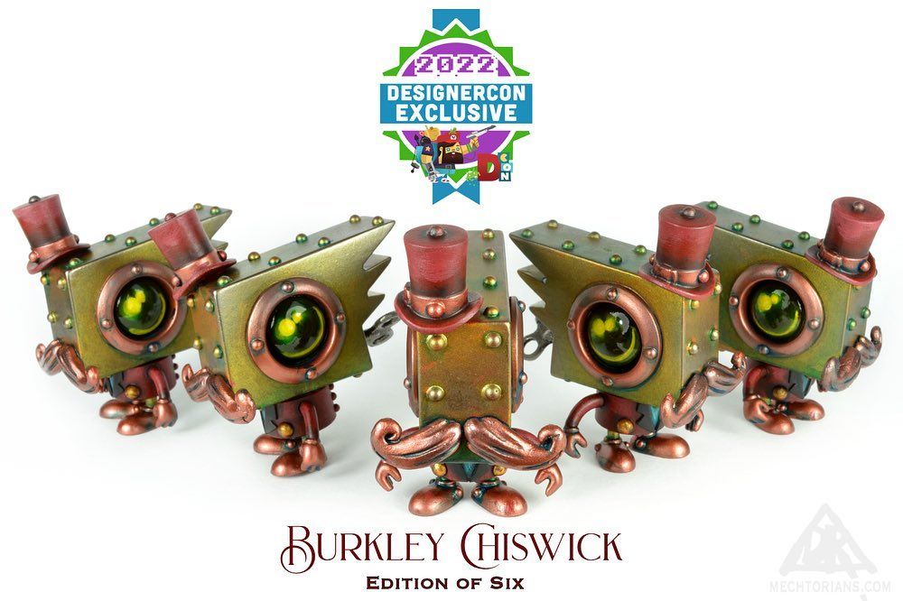 'Burkley Chiswick’ Mechtorian micro-custom run from Doktor A. to release at Dcon 2022!