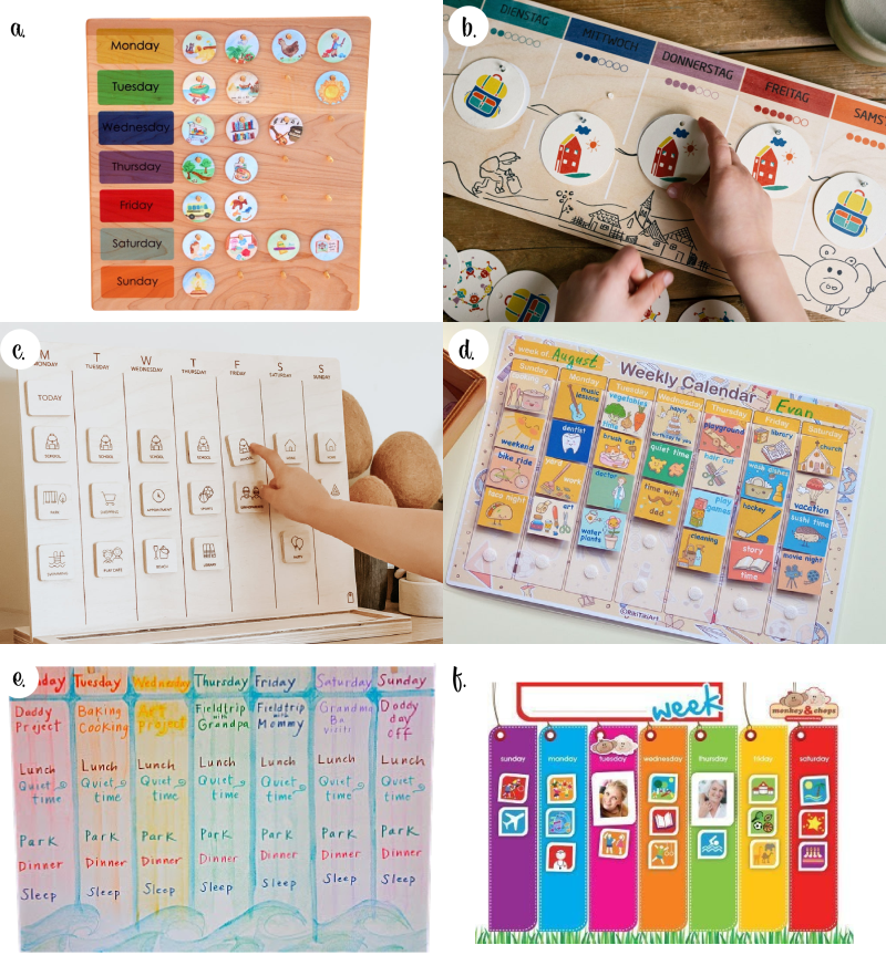 Children’s Weekly Calendars & Rhythm Charts