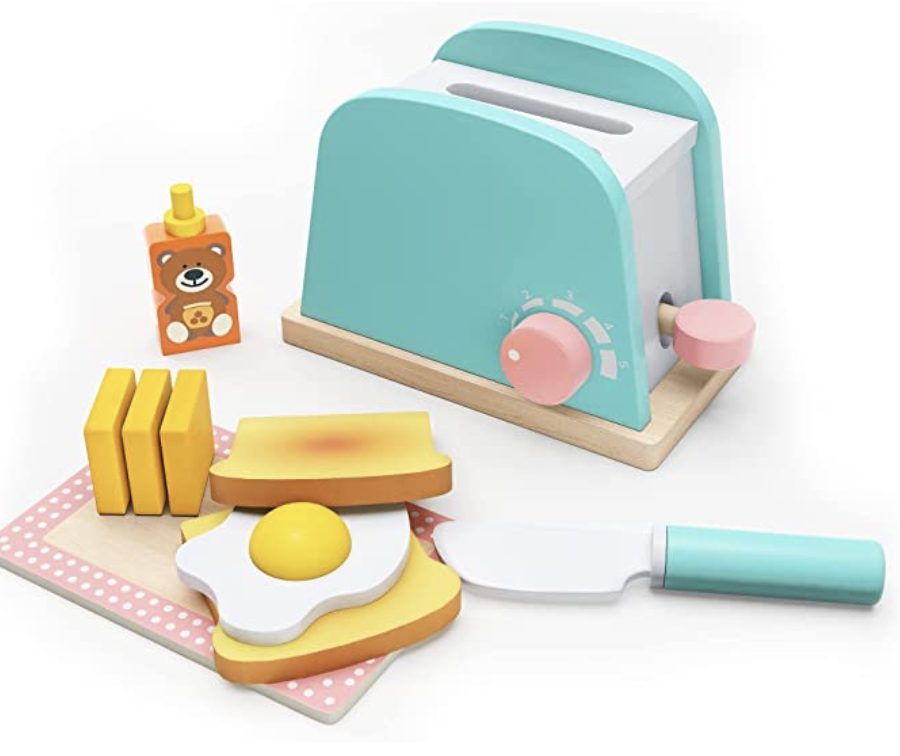 50% off Tiny Land Play Kitchen Wooden Toys on Amazon