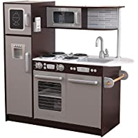 KidKraft Uptown Espresso Wooden Play Kitchen with Play Phone only $80.71