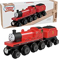 Thomas & Friends Fisher-Price Wooden Railway James Engine and Coal Car only $13.99