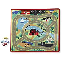 Melissa & Doug Round the Town Road Rug & Car Set only $23.99