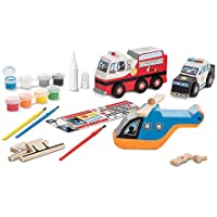 Melissa & Doug Decorate-Your-Own Wooden Rescue Vehicles Craft Kit only $9.39