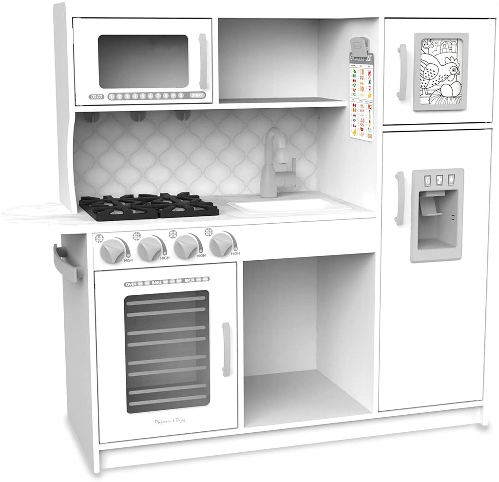 Amazon –  Melissa & Doug Wooden Chef’s Pretend Play Toy Kitchen With “Ice” Cube Dispenser – $110 (reg. $211)
