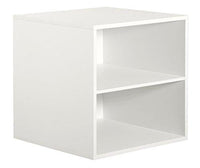 2-Shelf Organizer Cube, White