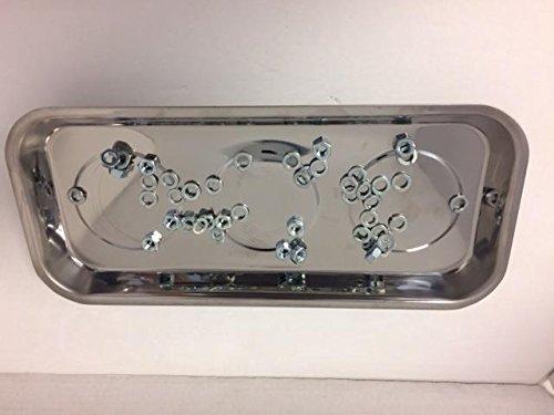 14"x6" Stainless Steel Magnetic Parts Tray Auto,Garage,Home,Craft