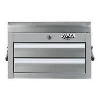 Viper Tool Storage V218MCSS 18-Inch 2-Drawer 304 Stainless Steel Mini Storage Chest w/ Lid Compartment